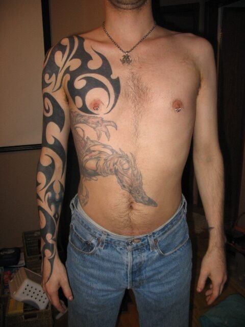 Men Tribal Tattoo